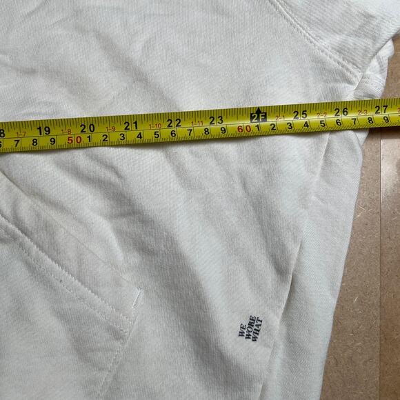 WeWoreWhat White Women Basic Hoodie Size Large - Picture 6 of 7